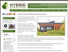 Tablet Screenshot of hybridbuildingsystem.com